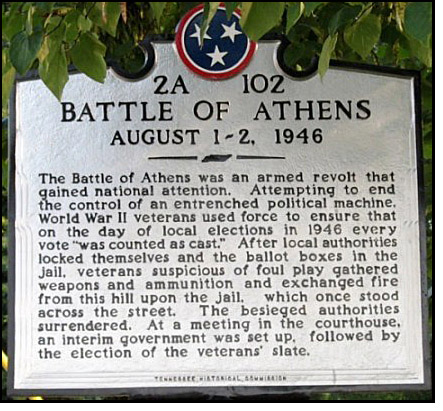 battle-of-athens-tn-sign